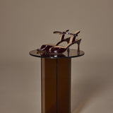 Hazel hak met vierkante top - Burgundy