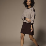 Hazel hak met vierkante top - Brown