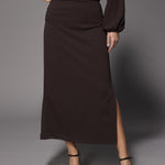 Hazel hak met vierkante top - Brown