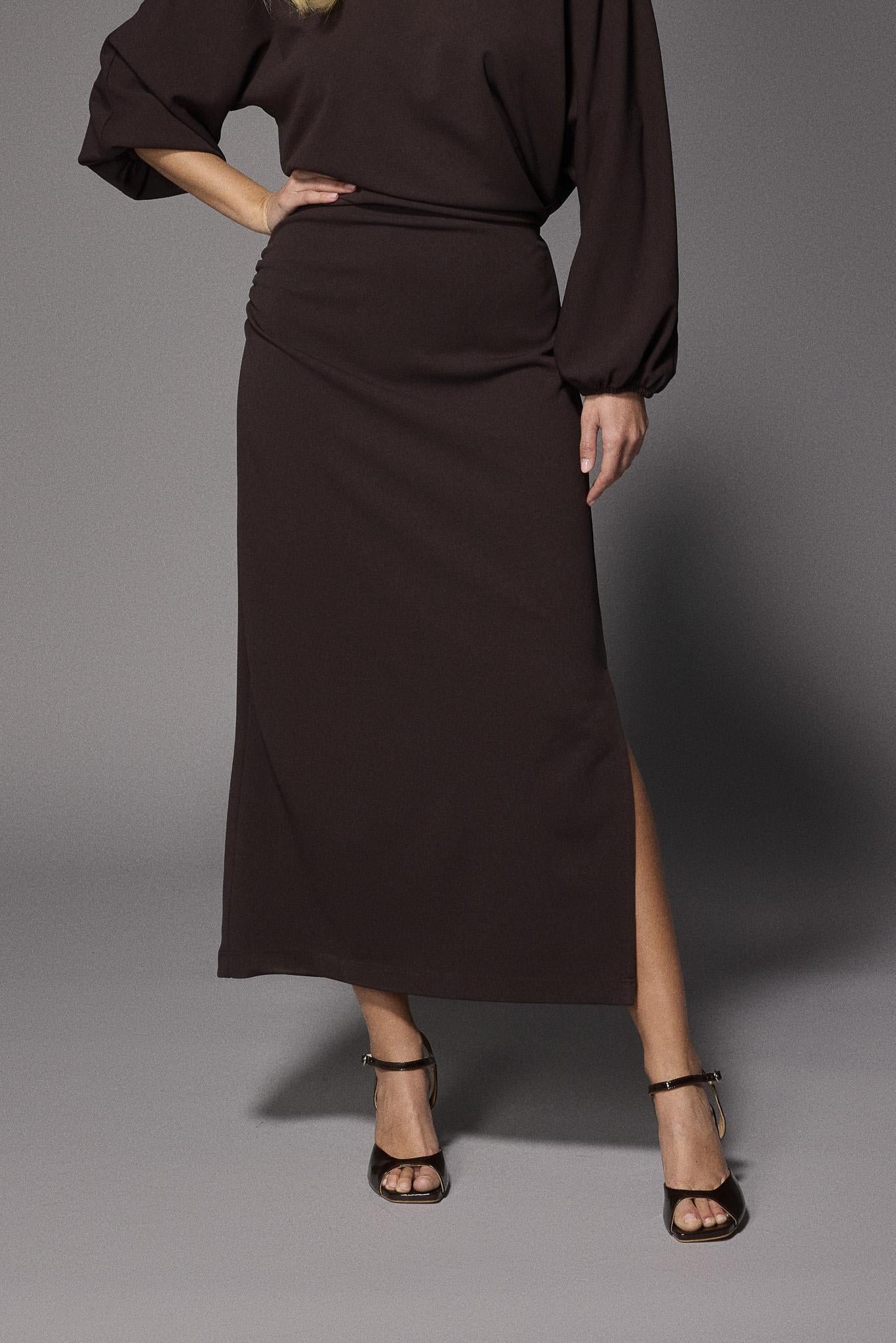 Hazel hak met vierkante top - Brown