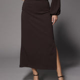 Hazel hak met vierkante top - Brown