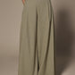 Odessa super wide-leg broek - Green Checks