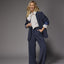 Oda blouse met striklint - Blue stripe