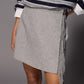 Fran rok met franjes - Grey