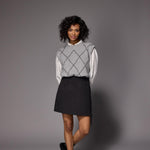 Fran rok met franjes - Black