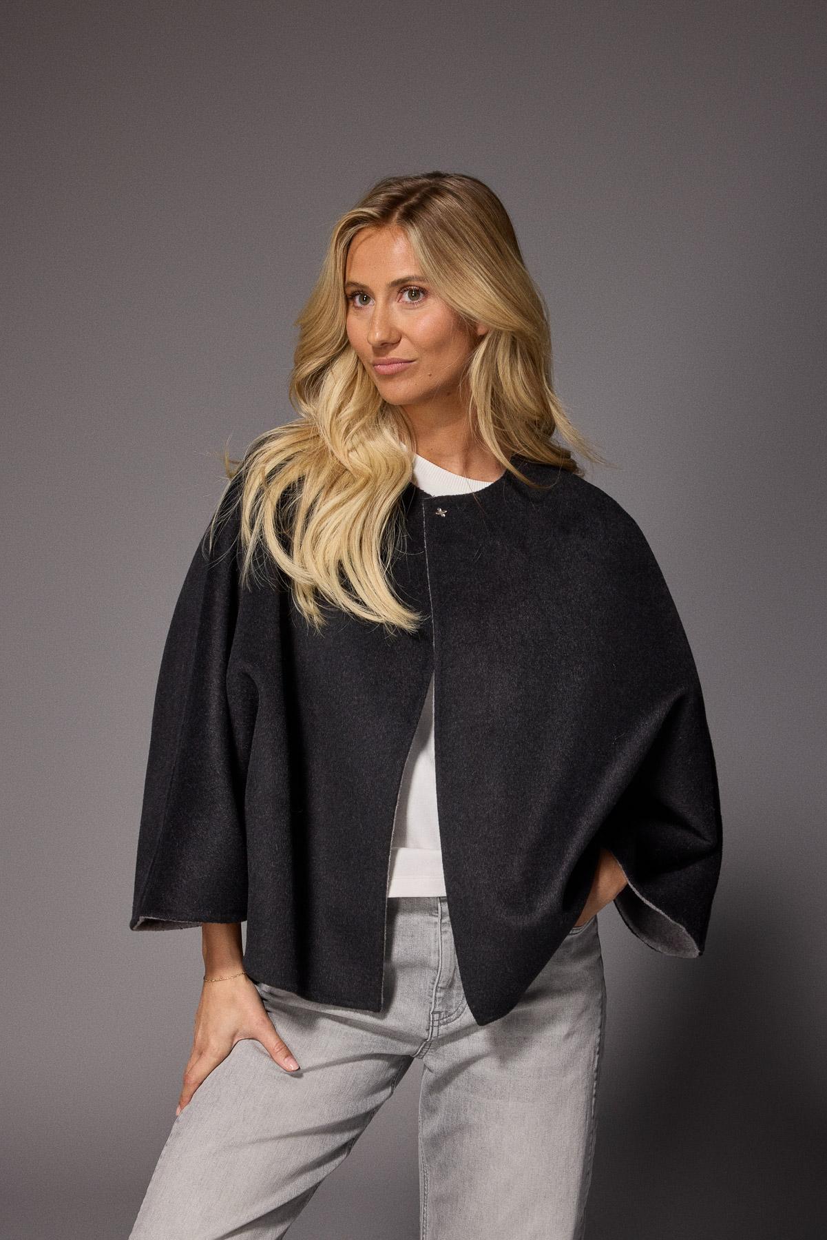 Carole omkeerbare manteljas - Black