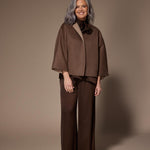Carole omkeerbare manteljas - Brown