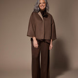 Carole omkeerbare manteljas - Brown
