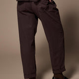 Janeth barrel fit broek - Brown