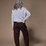 Janeth barrel fit broek - Brown