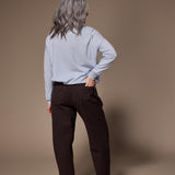 Janeth barrel fit broek - Brown