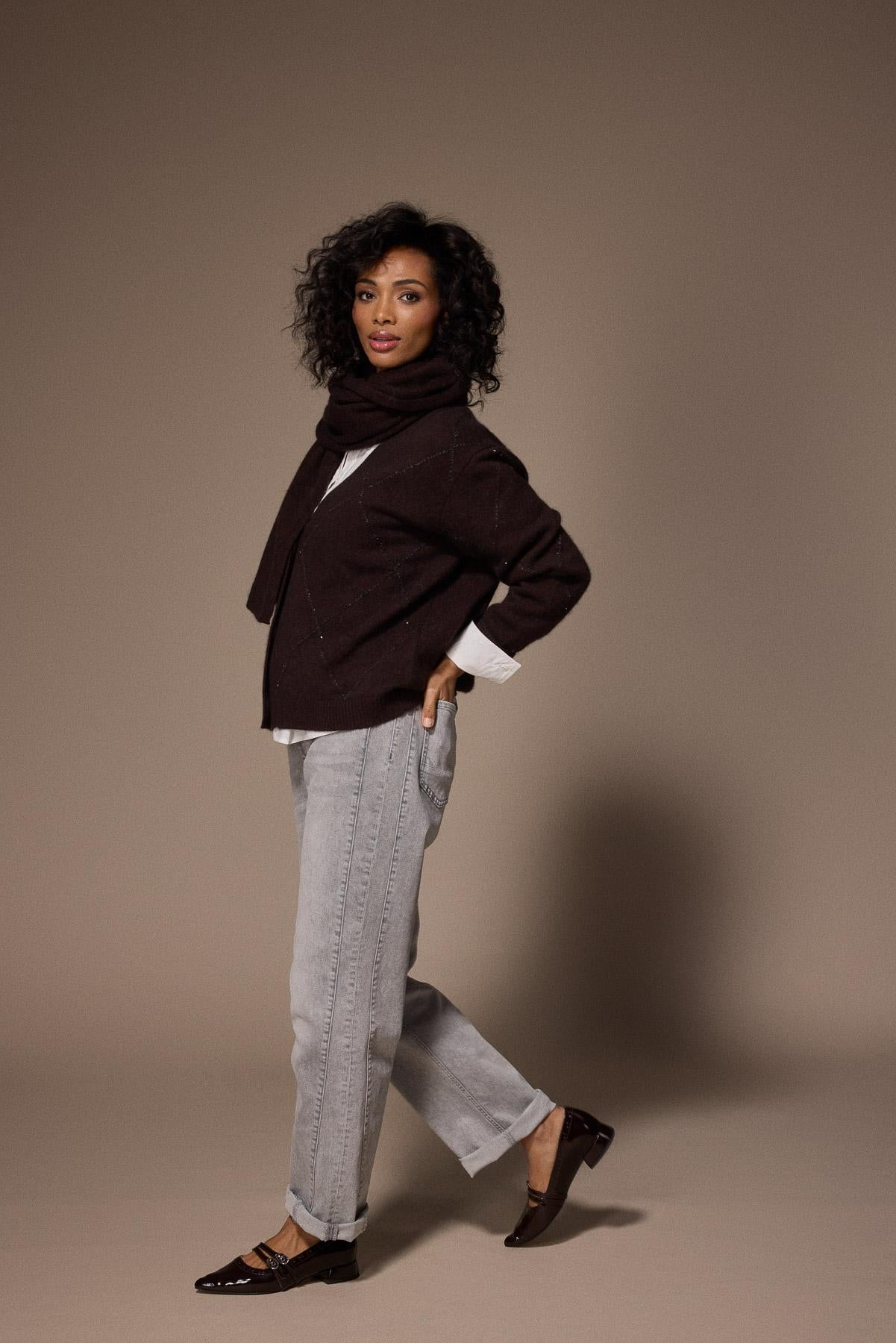 Jacob barrel jeans - Light grey