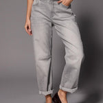 Jacob barrel jeans - Light grey