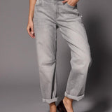 Jacob barrel jeans - Light grey