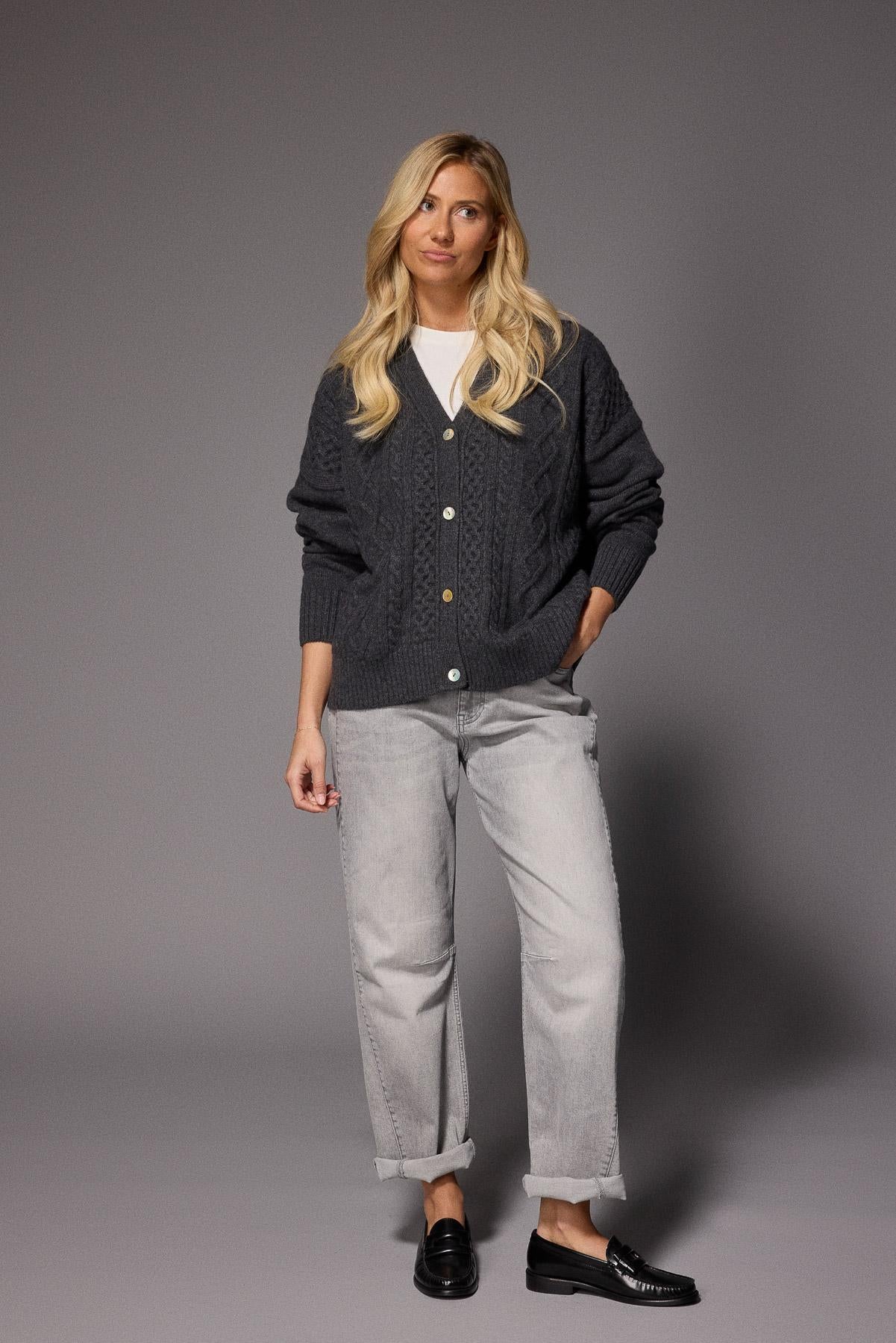 Jacob barrel jeans - Light grey