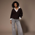 Jazz wide leg jeans - Light Grey
