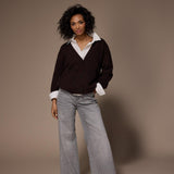 Jazz wide leg jeans - Light Grey