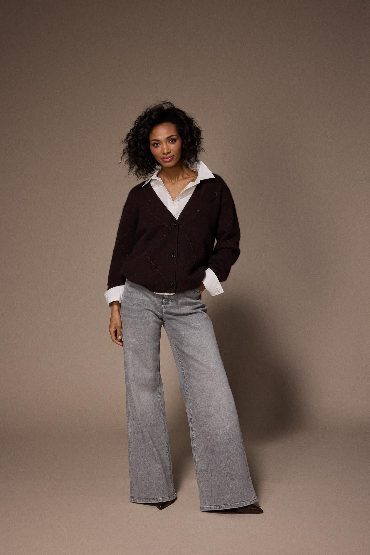 Jazz wide leg jeans - Light Grey