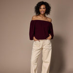 Jadie barrel jeans - Ecru