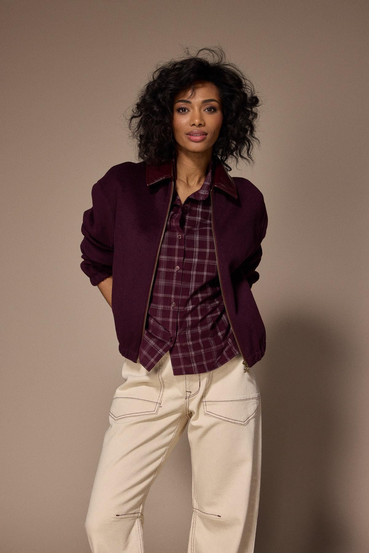 Jadie barrel jeans - Ecru