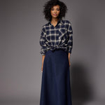 Levi flanellen blouse - Navy Checks