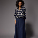 Levi flanellen blouse - Navy Checks