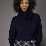 Tini driehoek sjaal - Navy