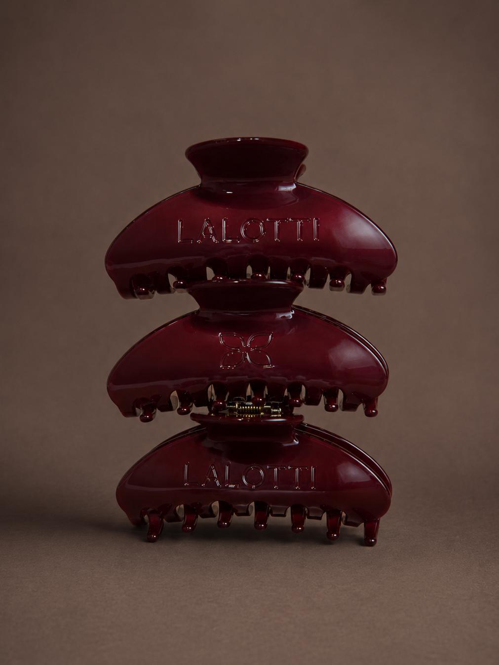 Hair clip - Burgundy 1PC.
