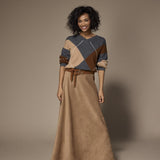 Ruth suede riem - Camel