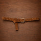Ruth suede riem - Camel Studs