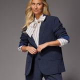 Iowa oversized blazer - Navy