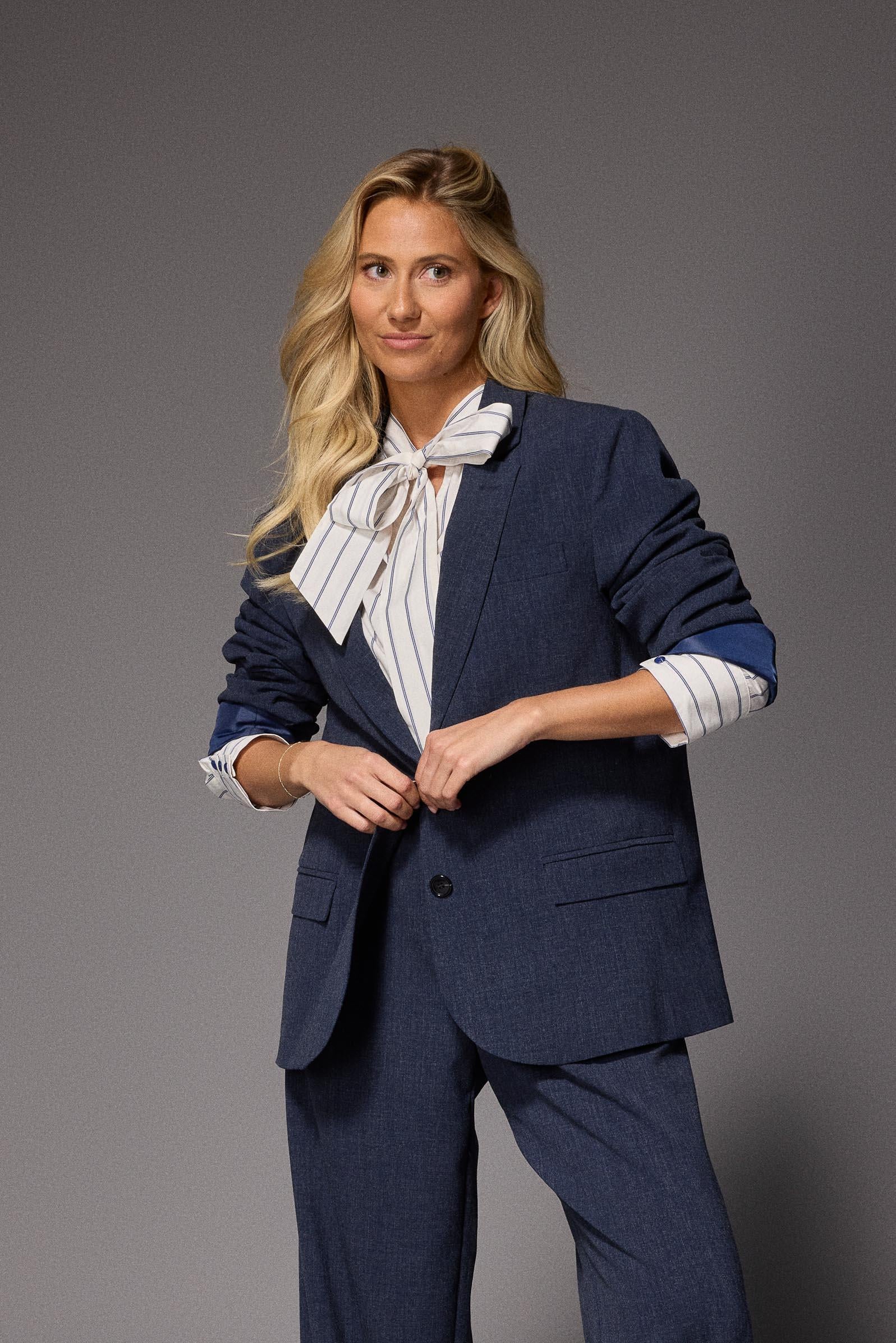 Iowa oversized blazer - Navy