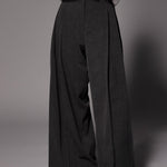 Texas pantalon met dubbele bandplooi - Grey