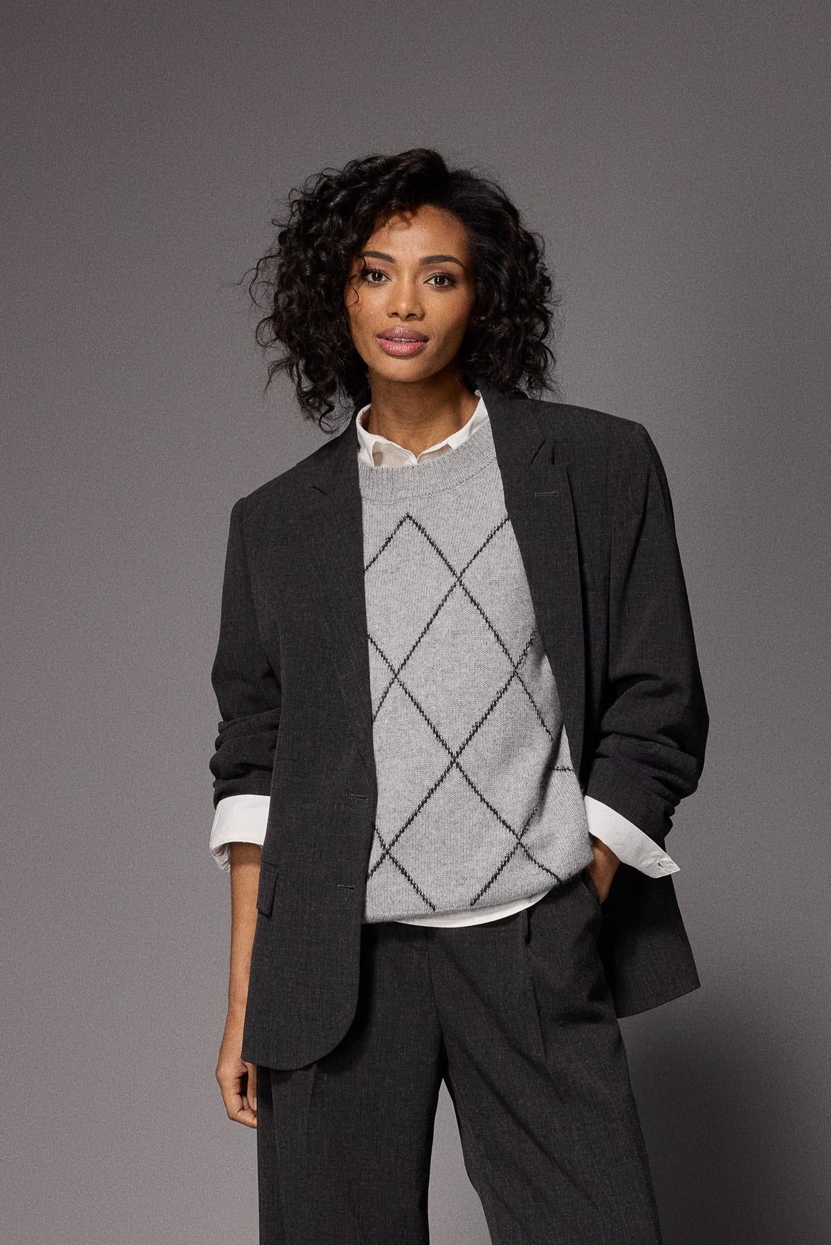 Iowa oversized blazer - Grey