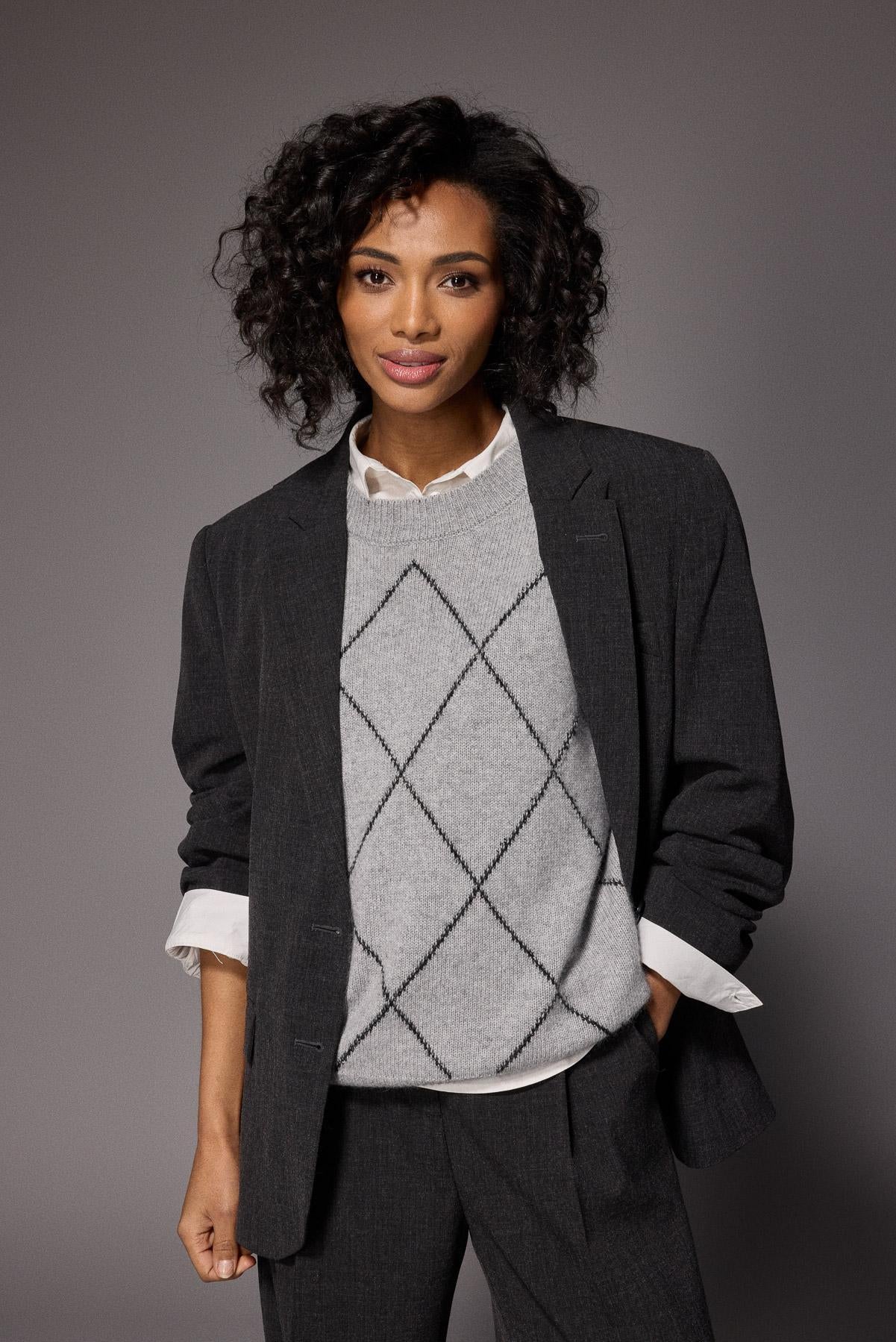 Iowa oversized blazer - Grey