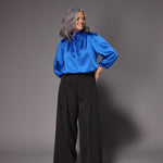 Texas pantalon met dubbele bandplooi - Grey