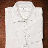 Babette blouse in t-shirt stof - White
