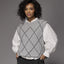 Isa debardeur met ruitpatroon - Grey