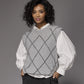Isa debardeur met ruitpatroon - Grey