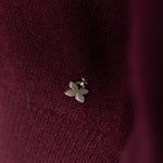 Giga pull met ronde hals - Burgundy