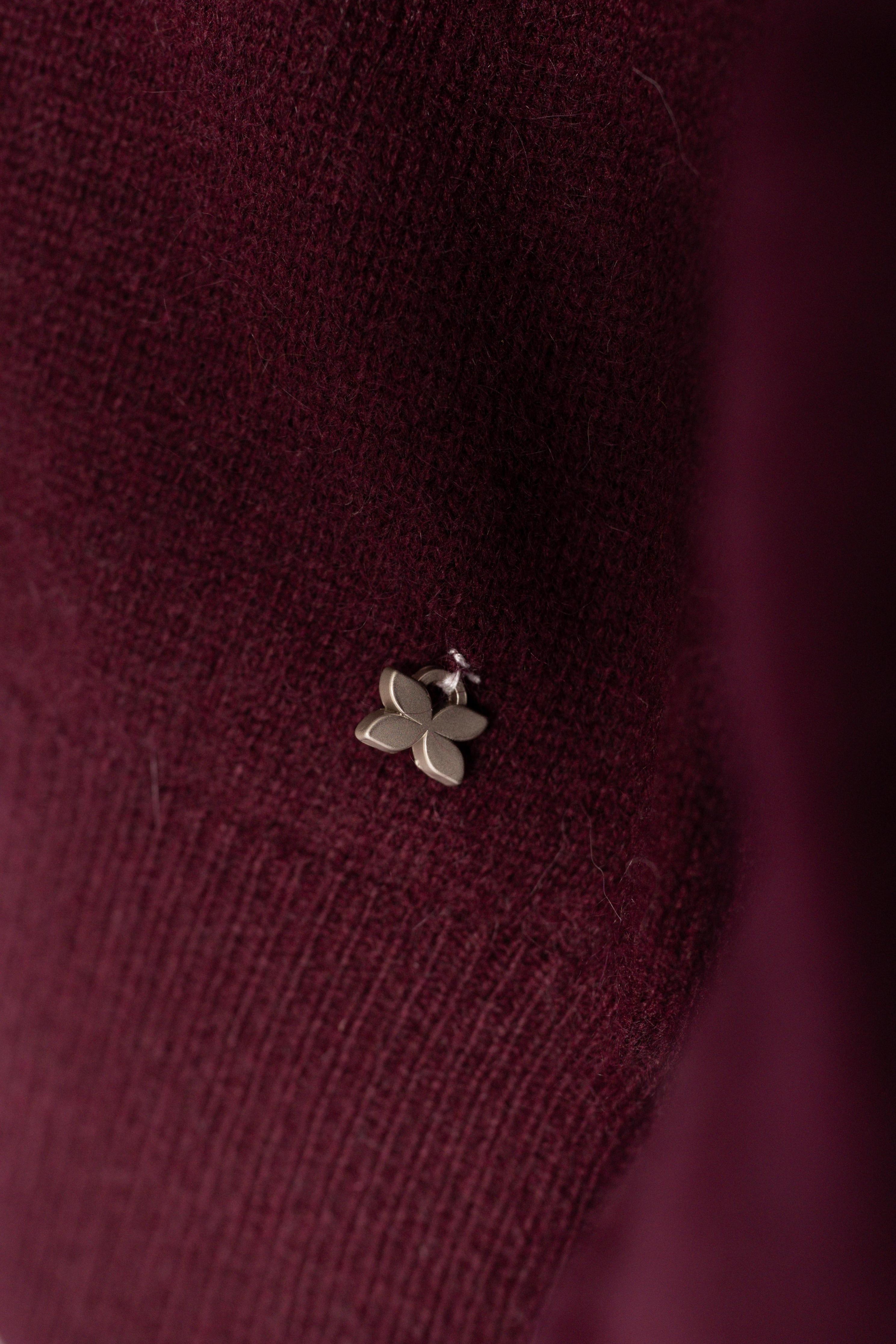 Giga pull met ronde hals - Burgundy