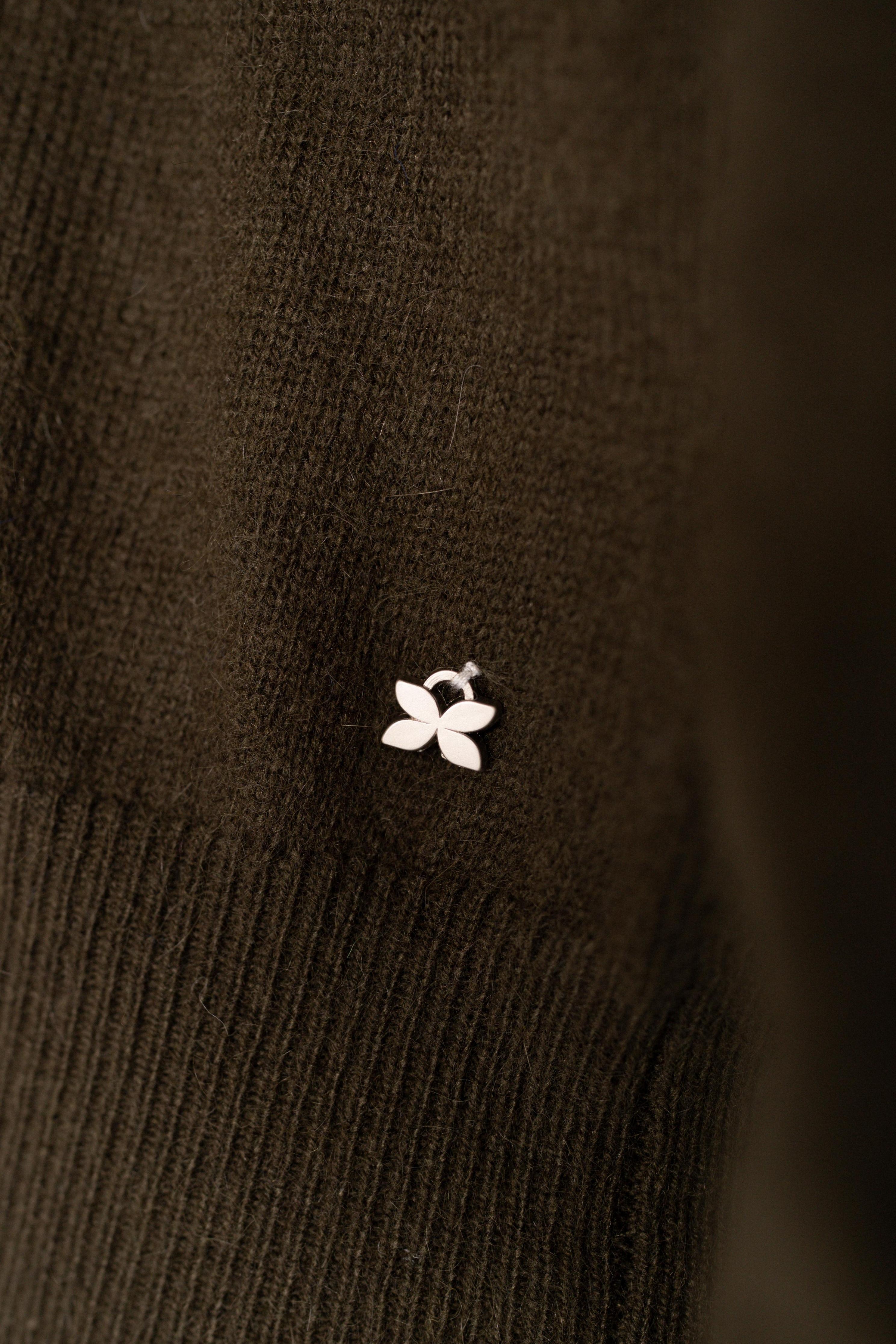 Giga pull met ronde hals - Khaki