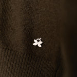 Giga pull met ronde hals - Khaki