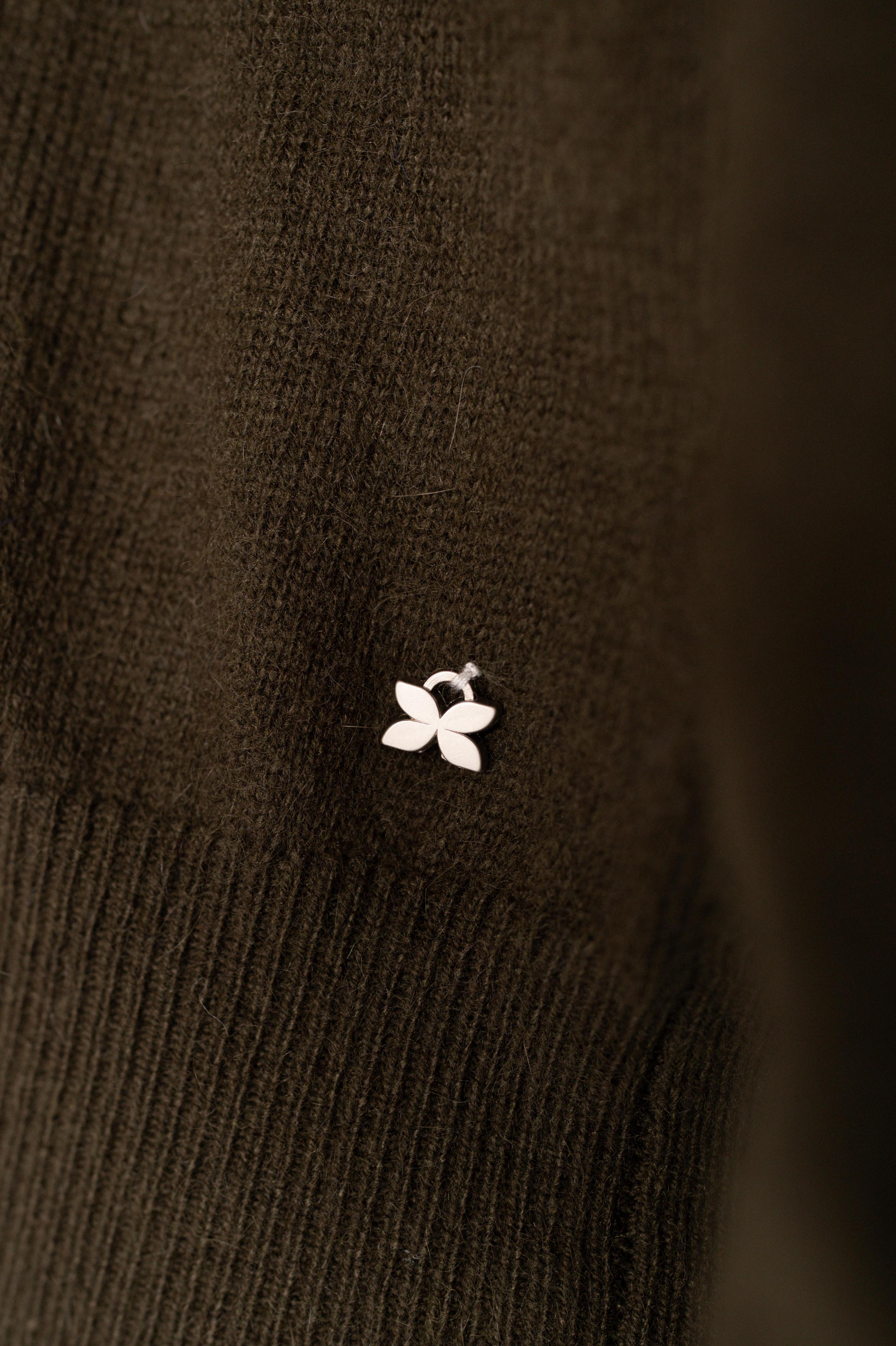 Giga pull met ronde hals - Khaki