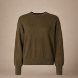 Giga pull met ronde hals - Khaki