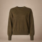 Giga pull met ronde hals - Khaki