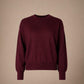 Giga pull met ronde hals - Burgundy