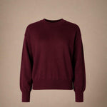 Giga pull met ronde hals - Burgundy