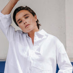 Norabel oversized hemd - White