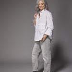 Norabel oversized hemd - White